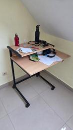 Compact Computermeubel / Laptoptafel op wieltjes, Huis en Inrichting, Bureaus, Ophalen