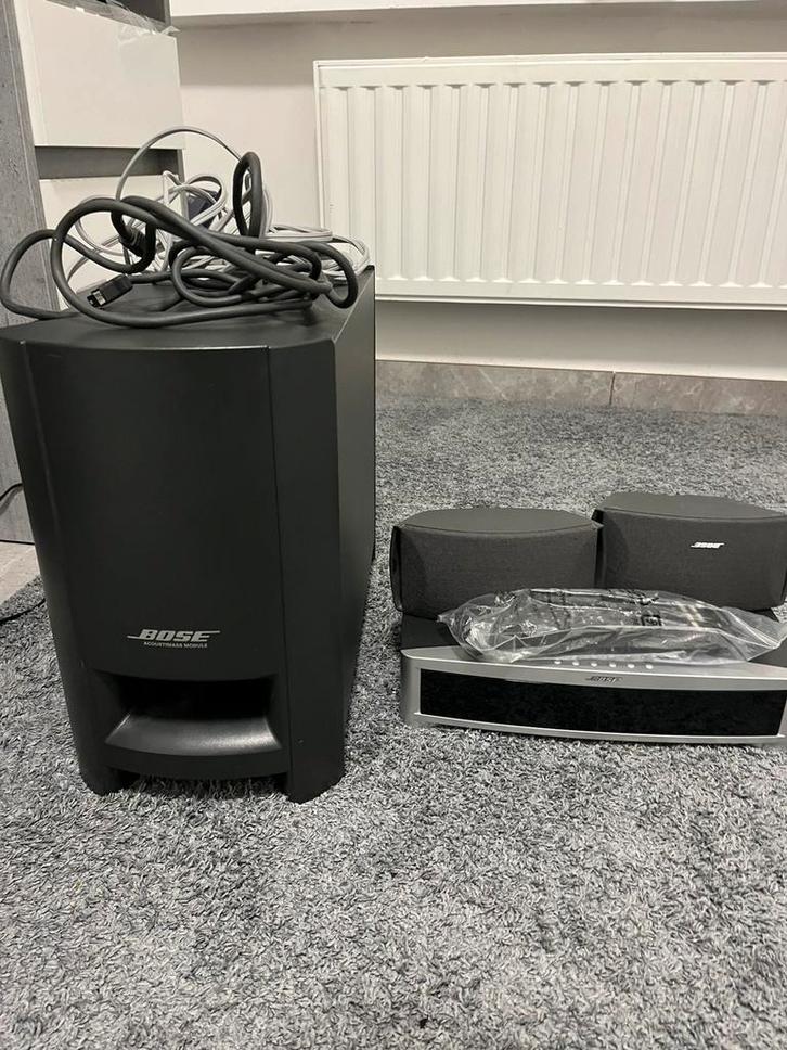Bose 3-2-1 Series II Thuisbioscoop — Compleet + Werkend, Audio, Tv en Foto, Home Cinema-sets, Zo goed als nieuw, Dvd-speler, 2.1-systeem