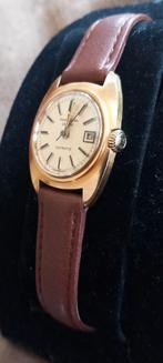 Favre Leuba Daymatic Genéve - Automatic - Jaren '70, Overige materialen, Polshorloge, Ophalen of Verzenden, Leer