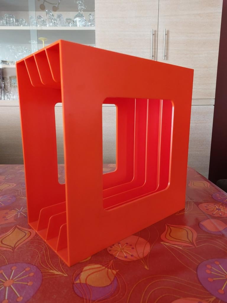 Vintage LP-houder van Wittner., Ophalen