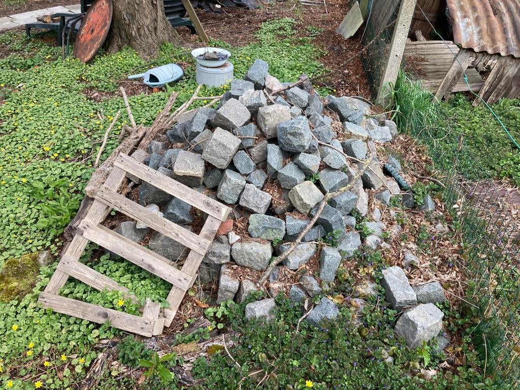 Kasseien, gratis af te halen., Tuin en Terras, Tegels en Klinkers, Ophalen, Gebruikt, Overige typen