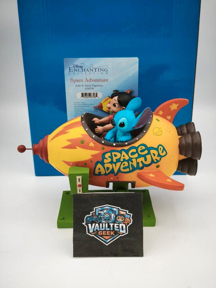Disney Enchanting Collection Lilo & Stitch Space Adventure, Verzamelen, Disney, Zo goed als nieuw, Beeldje of Figuurtje, Overige figuren