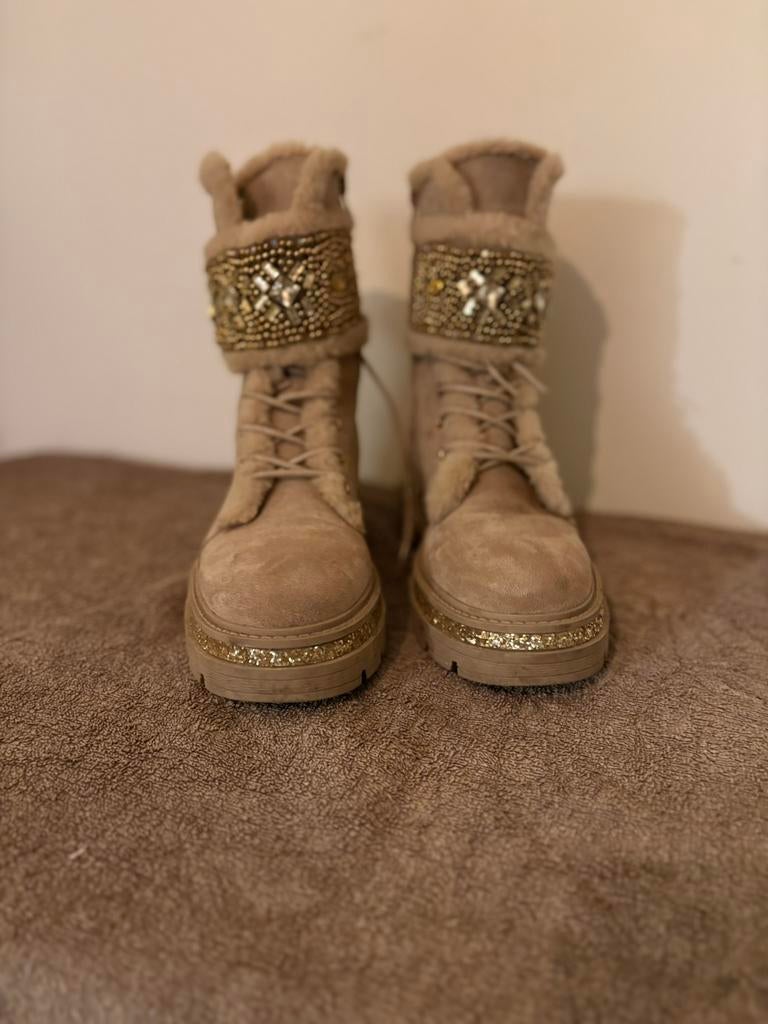 Veterboots nieuw maat 40, Ophalen, Zo goed als nieuw