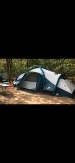 Tente quechua gonflable 8 personnes 7m40 long + accessoires, Caravanes & Camping, Enlèvement