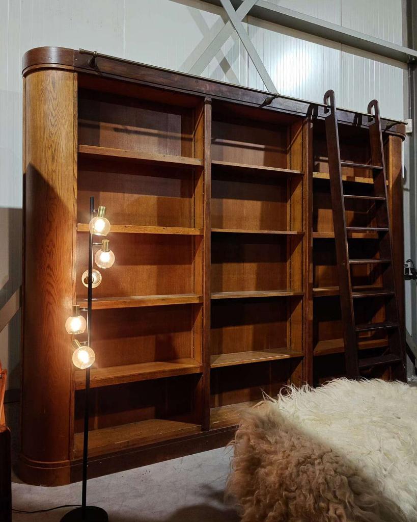 Unieke antieke bibliotheekkast | Wandkast | Boekenkast #2545, Ophalen of Verzenden