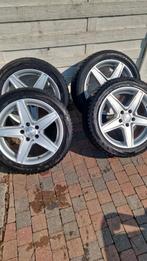 Velgen Mercedes CLS   245/45/17 met winterbanden op, Autos : Pièces & Accessoires, Pneus & Jantes, Enlèvement, Pneus hiver, Jante(s)