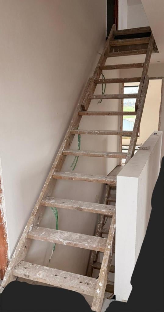 Werftrap, Doe-het-zelf en Bouw, Ladders en Trappen, Ophalen