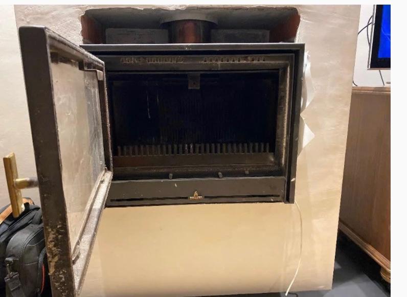 Houtkachel barbas, Ophalen, Gebruikt, Houtkachel, Inbouw