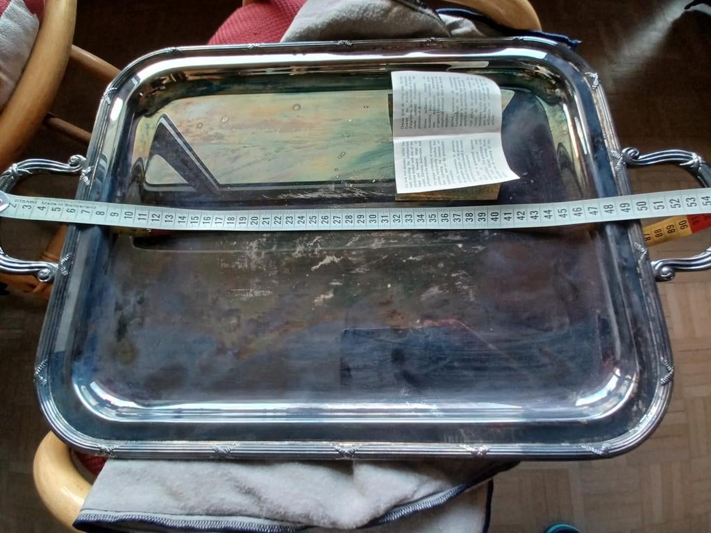 Verzilverd plateau Lambidis, Ophalen