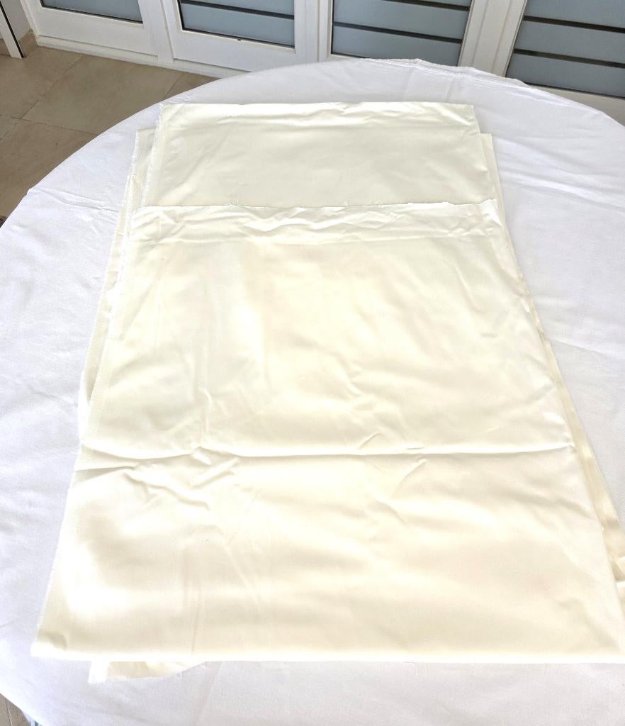 Witte elastische stof - 116 cm x 880 cm – nieuw, Hobby en Vrije tijd, Stoffen en Lappen, Nieuw, 30 tot 120 cm, 200 cm of meer
