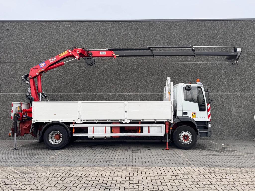 Iveco EuroCargo 180 HMF 1560 K3 + LIER/WINCH GOOD CONDITION, Auto's, Vrachtwagens, Achterwielaandrijving, Iveco, Overige brandstoffen
