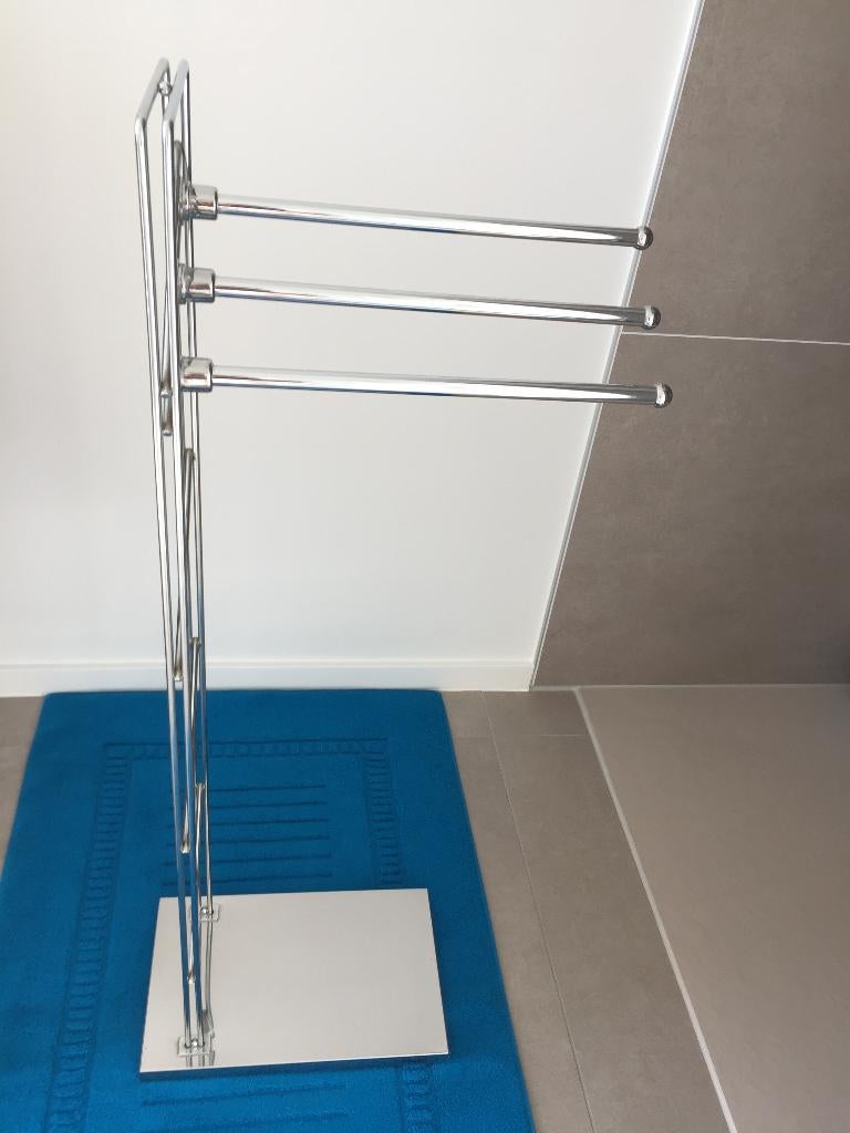 Handdoekenrek badkamer voor 3 badlakens, Ophalen, Handdoekenrek