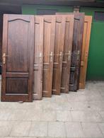 Binnendeuren Massief Eik incl. sloten, scharnieren en klinke, Doe-het-zelf en Bouw, Deuren en Vliegenramen, Ophalen, Glas, Binnendeur