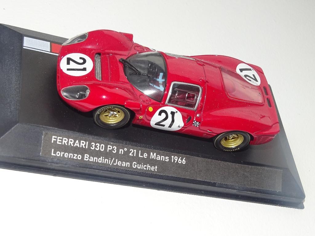 Ferrari 330 P3 Le Mans 1967 - Presse 1/43, Ophalen of Verzenden, Gebruikt, Auto