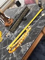 Baltic fossiel amber zilver, Handtassen en Accessoires, Antieke sieraden, Ophalen, Zilver