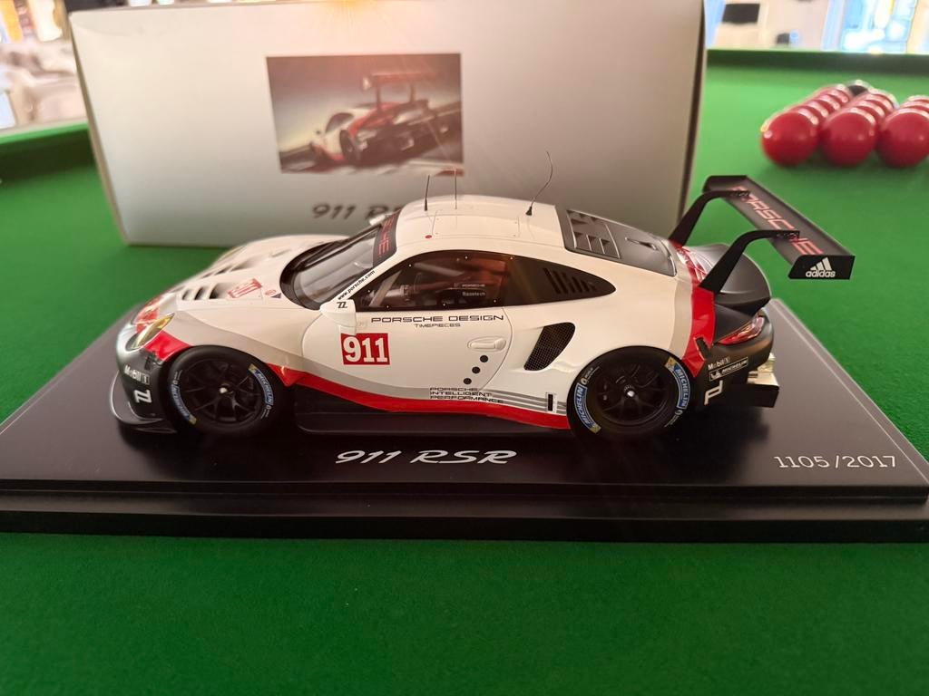 Porsche RSR  LTD Edition 1/18 LTD Edition, Ophalen, Zo goed als nieuw, Auto