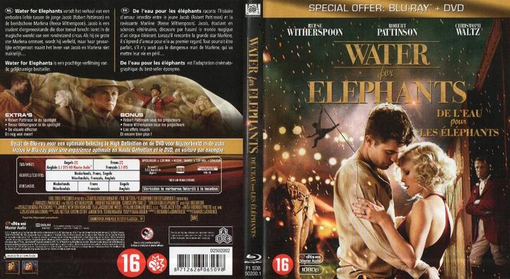 de l’eau pour les éléphants (blu-ray) neuf, CD & DVD, Blu-ray, Comme neuf, Drame, Enlèvement ou Envoi