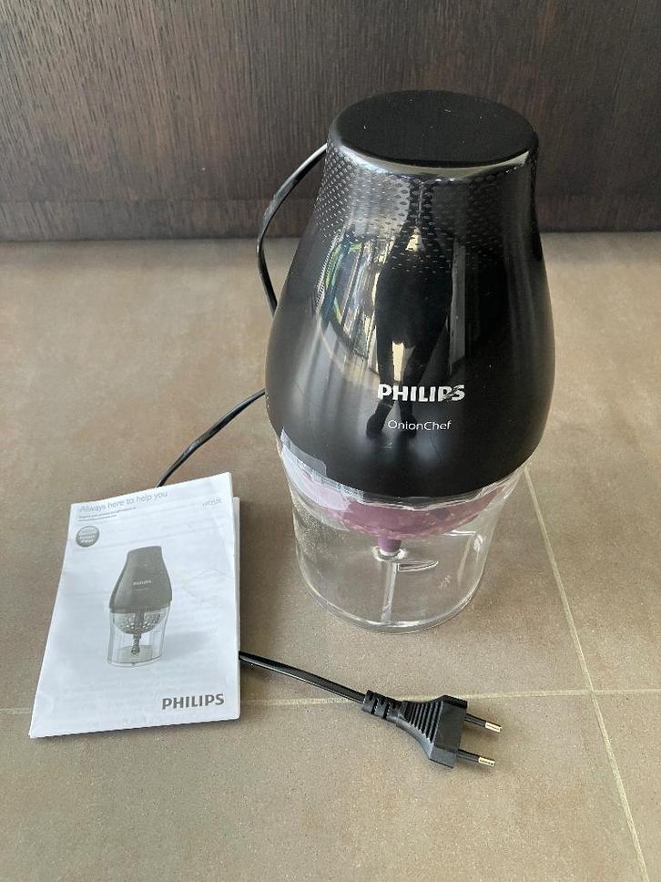 Philips OnionChef Hakmolen - HR2505 - 500W, Elektronische apparatuur, Blenders, Zo goed als nieuw, Blender, Ophalen
