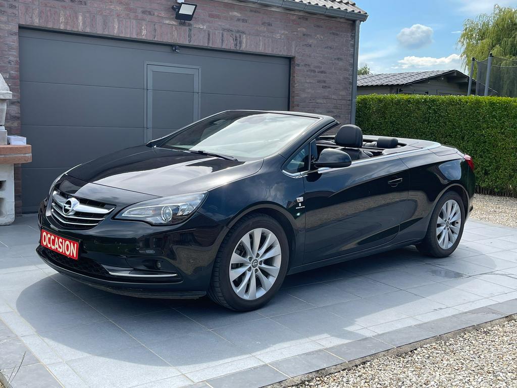 Opel Cascada Cascada 1.4 Turbo Cascada S, Auto's, Opel, Zwart, 4 cilinders, Cabriolet, Zwart