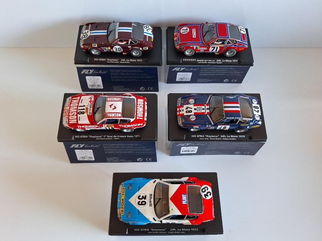Fly 1 x of 5 X Ferrari 365 GTB Allemaal Nieuw in Doos, Enfants & Bébés, Jouets | Circuits, Neuf, Circuit, Électrique, Autres marques