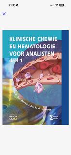 Klinische chemie en hematologie voor analisten, Boeken, Ophalen of Verzenden
