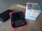 Rode Nintendo 3ds XL compleet met spelletjes, Games en Spelcomputers, Games | Nintendo 2DS en 3DS, Ophalen of Verzenden, Zo goed als nieuw
