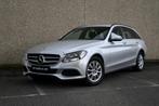 Mercedes C180 d / bj 1-2018 / 155 dkm / Automaat, GPS, BTW, Auto's, Te koop, Zilver of Grijs, 750 kg, 5 deurs