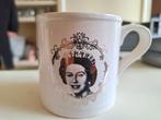 Tas zilveren jubileum Elizabeth II vintage Engeland Brits, Tasse(s) et/ou soucoupe(s), Autres styles, Céramique, Utilisé