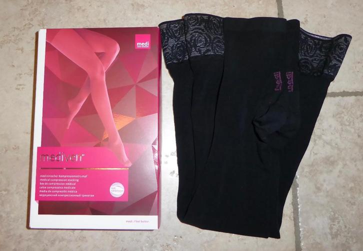 Lange compressiekousen  "Mediven " CCL1, taille 4, Diversen, Braces, Zo goed als nieuw, Ophalen of Verzenden