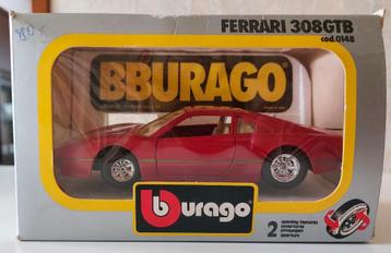 Modelauto Bburago Ferrari 308 GTB - 1:24 – rood beschikbaar voor biedingen