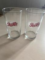 Set van 2 Pepsi-Cola-glazen!!! ZELDZAAM!!!, Ophalen of Verzenden, Zo goed als nieuw, Frisdrankglas