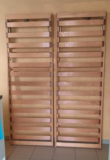 2x lattenbodems per lattenbodem is de afmeting 1.95 x 70 cm beschikbaar voor biedingen