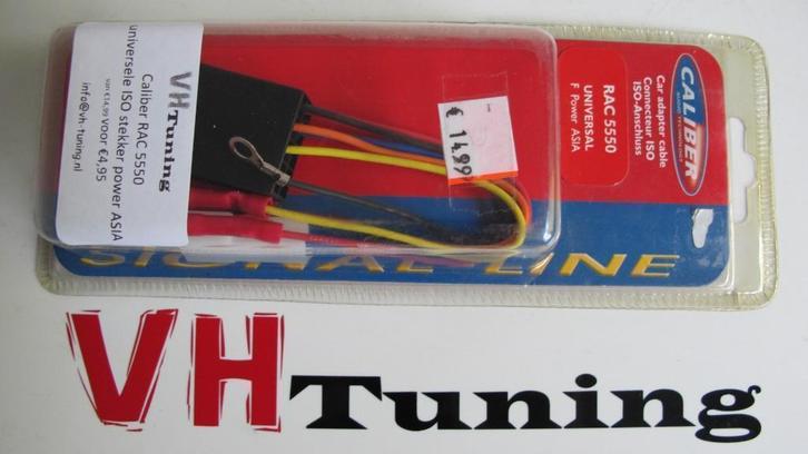 Caliber RAC 5550 universele ISO stekker power ASIA, Auto diversen, Autoradio's, Nieuw, Ophalen