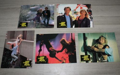 5 Foto's Lobby Cards Bird on a Wire - Goldie Hawn Mel Gibson, Collections, Cinéma & Télévision, Utilisé, Film, Enlèvement ou Envoi