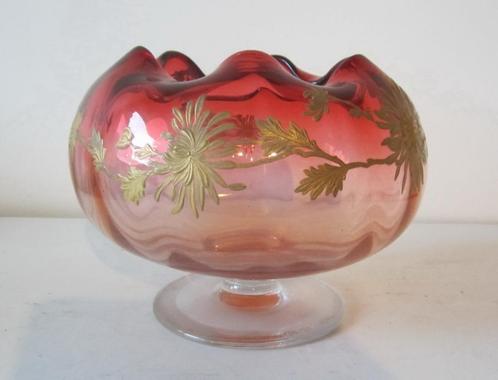 Antieke art nouveau Montjoye, Legras vaas, ca 1910, Antiek en Kunst, Antiek | Glaswerk en Kristal, Verzenden