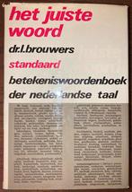 Het juiste woord. Dr. L. Brouwers, Boeken, Verzenden