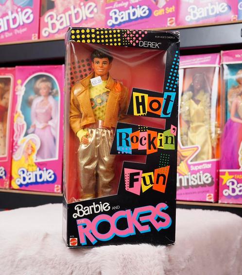 Barbie and the rockers Derek de 1986 - 3173, Collections, Poupées, Neuf, Poupée, Enlèvement ou Envoi