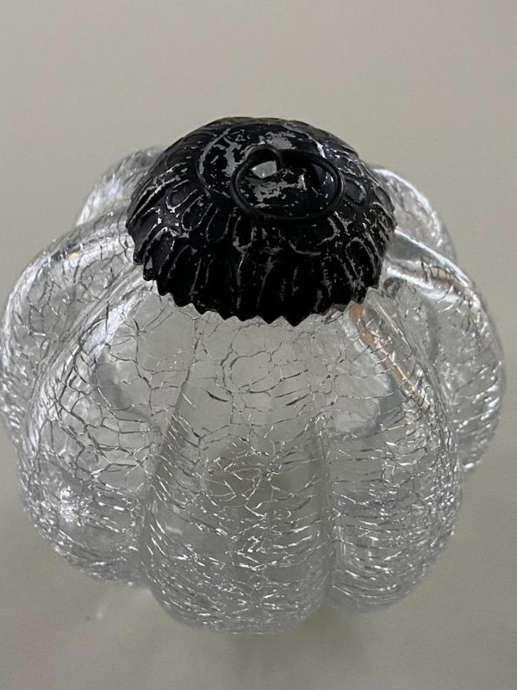 Zware 60 jaar oude massieve glazen retro HEKSENKERSTBAL, Antiek en Kunst, Antiek | Glaswerk en Kristal, Ophalen