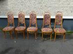 Vintage Thonet stoelen Lange Jan  set van 5, Maison et Meubles, Enlèvement ou Envoi