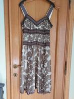 robe été brun/beige - Taille 40 - Betty Barclay, Kleding | Dames, Jurken, Beige, Betty Barclay, Zo goed als nieuw, Knielengte