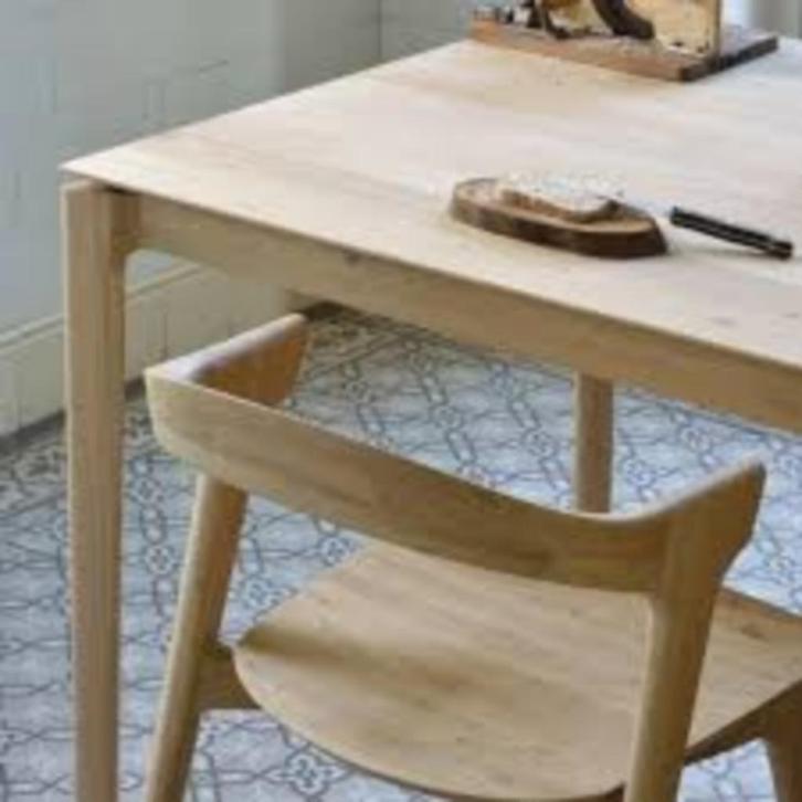 tafel, Huis en Inrichting, Tafels | Eettafels, Gebruikt, 50 tot 100 cm, 200 cm of meer, Vijf personen of meer, Rechthoekig, Eikenhout