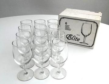 Retro porto/sherryglazen (12 stuks) beschikbaar voor biedingen