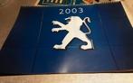 Peugeot calender calendrier 2003, Collections, Enlèvement ou Envoi