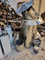 Tubage cheminée inox 250/100 double paroi + accessoires., Enlèvement