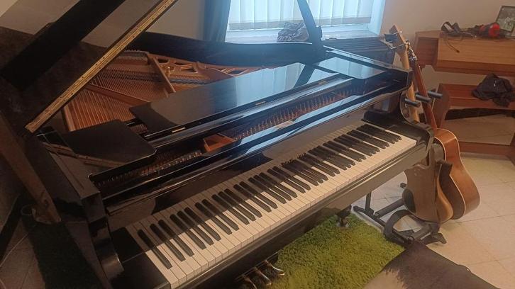 Kawai KG2C vleugelpiano, Muziek en Instrumenten, Piano's, Gebruikt, Vleugel, Zwart, Ophalen