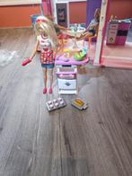 Barbie cupcake speelset, Ophalen of Verzenden, Zo goed als nieuw, Barbie
