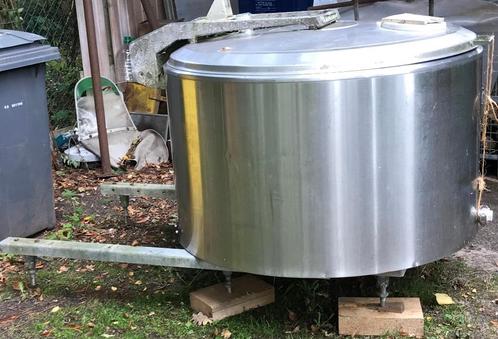 Inox (RVS) watervat - Ton - Kuip - Vat van 785 Liter, Tuin en Terras, Regentonnen, Gebruikt, Metaal, 150 liter of meer, Ophalen