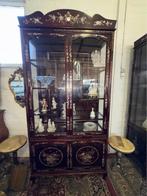 Twee prachtige antieke vitrinekasten, Antiek en Kunst, Antiek | Meubels | Kasten, Ophalen of Verzenden