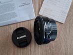 Canon 40mm 2.8 STM EF pancake lens full frame, Ophalen of Verzenden, Zo goed als nieuw, Standaardlens