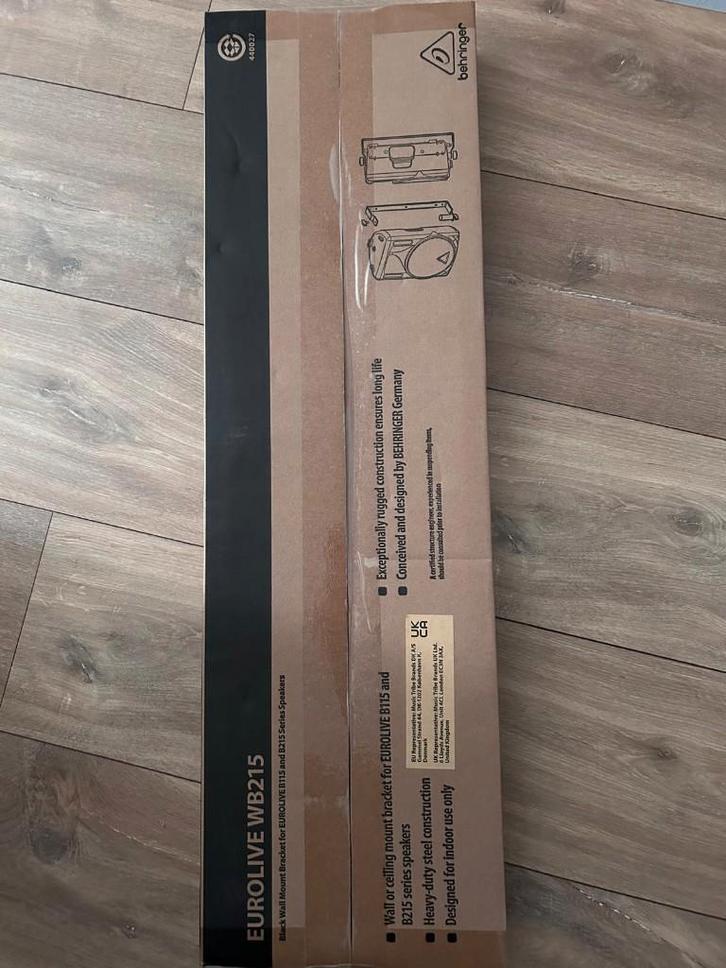 Behringer WB215 splinternieuwe muur-plafonbeugels 2 Stuks, Audio, Tv en Foto, Luidsprekerboxen, Nieuw, Ophalen of Verzenden